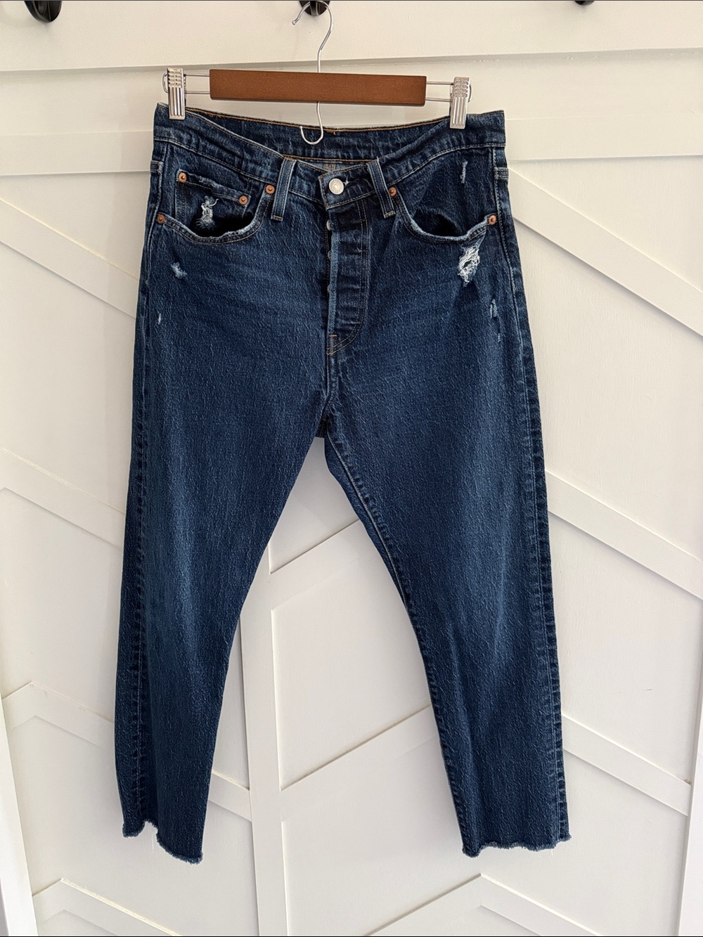 Levi Jeans with distressing